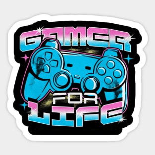 Gamer For Life Sticker